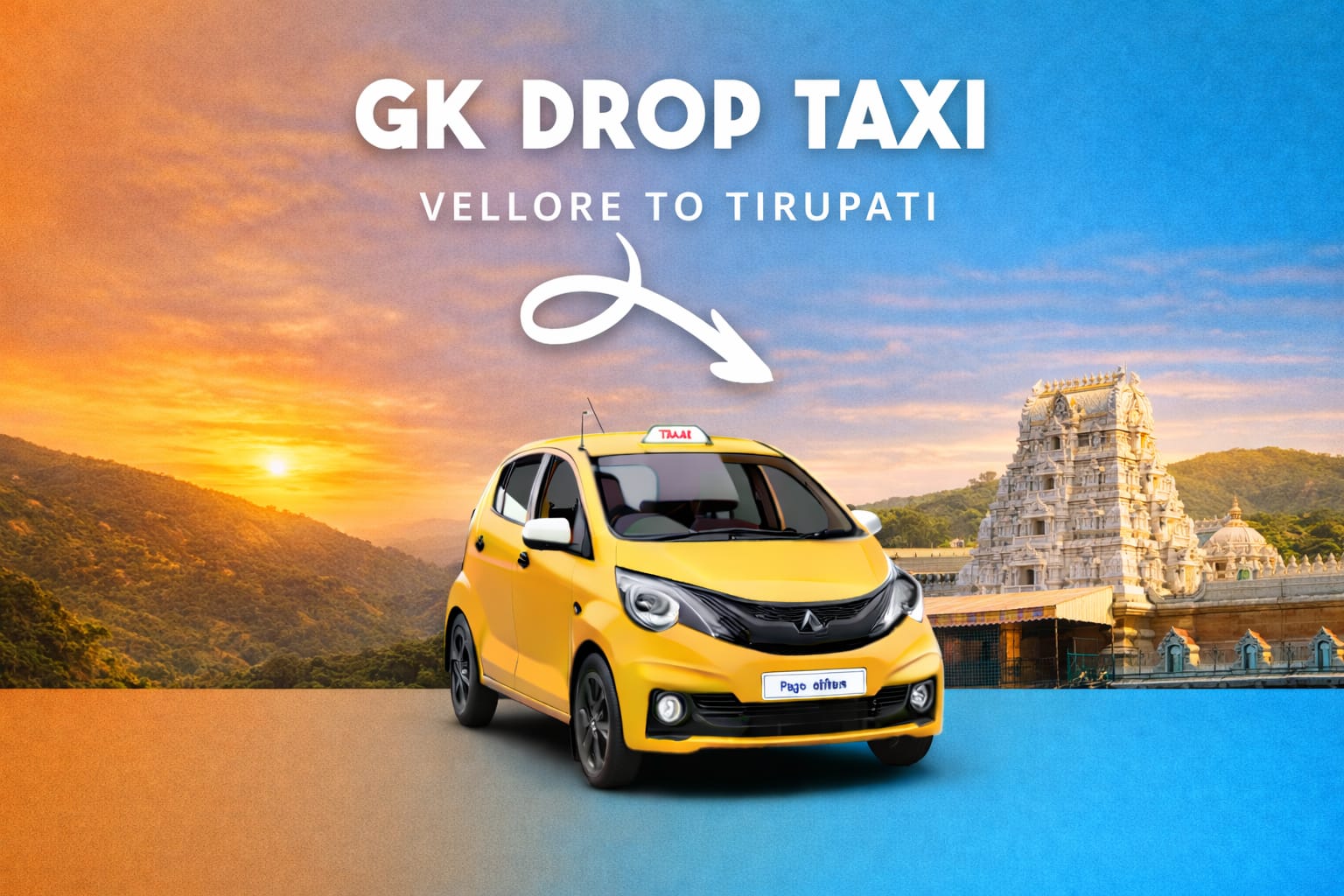 Vellore to Bengaluru Airport - GK Drop Taxi